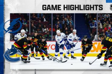 Lightning @ Canucks 1/18 | NHL Highlights 2022