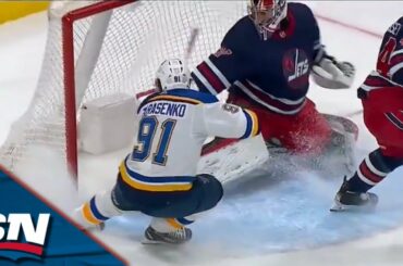 Vladimir Tarasenko Finishes Perfect Give-And-Go With Ivan Barbashev Vs. Jets