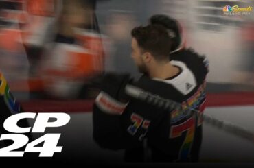 Flyers defenseman boycotted pride event last night