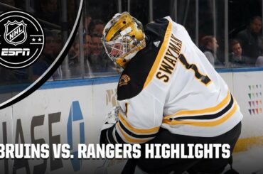 Boston Bruins vs. New York Rangers | Full Game Highlights