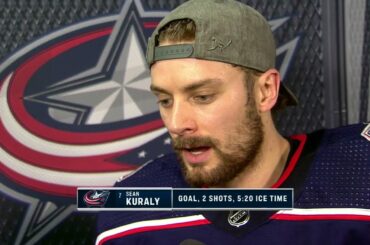 Sean Kuraly 1st Intermission Interview (Nov. 12, 2021)