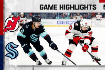 Devils @ Kraken 1/19 | NHL Highlights 2023