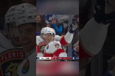 Radko Gudas assist on Josh Mahura goal 1/17 #shorts #nhl #florida