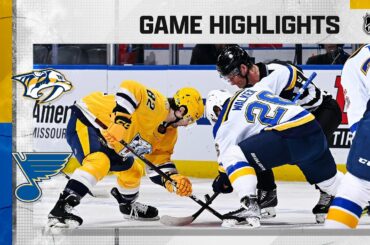 Predators @ Blues 1/19 | NHL Highlights 2023