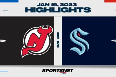 NHL Highlights | Devils vs. Kraken - January 19, 2023