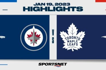 NHL Highlights | Jets vs. Maple Leafs - January 19, 2023