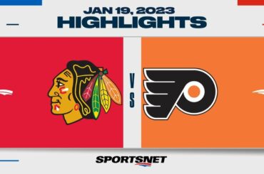 NHL Highlights | Blackhawks vs. Flyers - January 19, 2023