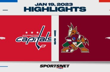 NHL Highlights | Capitals vs. Coyotes - January 19, 2023