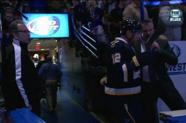 Last 30 secs of game, 3 stars, Brian Elliott. Dallas Stars vs St. Louis Blues 11/23/13 NHL Hockey.