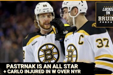 Carlo injured in Bruins' win over Rangers + All-Star Pastrnak