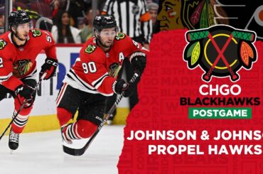 Chicago Blackhawks Play With Pride in Win vs Flyers | CHGO Blackhawks LIVE Postgame