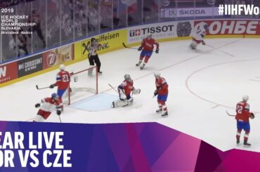 Hronek’ shot slips between Haukeland’s pads | Near Live | 2019 IIHF Ice Hockey World Championship