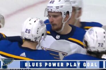 Pavel Buchnevich assists on Kyrou's beautiful goal vs Predators (19 jan 2023)