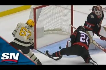 Penguins' Rickard Rakell And Jason Zucker Combine To Score Two Goals In 43 seconds Vs. Senators