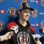 IceHogs Media Day: Anders Sorensen, Lukas Reichel, Brett Seney, David Gust 1/17/23