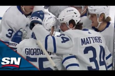 Maple Leafs' Mark Giordano Releases Wicked Wrister To Open Scoring vs. Canadiens