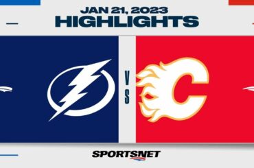 NHL Highlights | Lightning vs. Flames - January 21, 2023