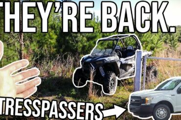 THE TRESPASSERS ARE BACK! *Property DAMAGE*