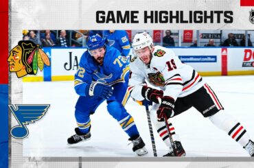 Blackhawks @ Blues 1/21 | NHL Highlights 2023