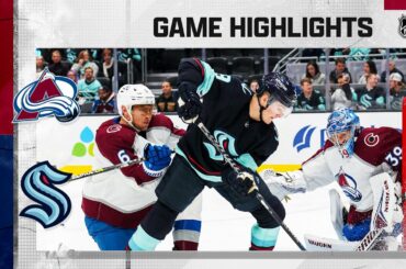 Avalanche @ Kraken 1/21 | NHL Highlights 2023