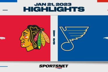 NHL Highlights | Blackhawks vs. Blues - January 21, 2023