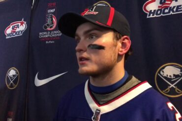 12/29/2017: Kieffer Bellows Post-Game Press Conference 2018 World Junior Championship