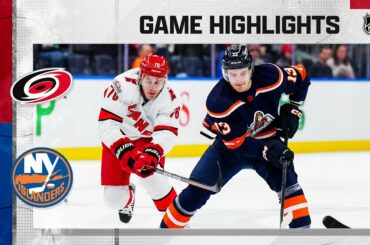 Hurricanes @ Islanders 1/21 | NHL Highlights 2023