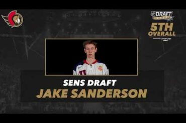 Senators pick Sanderson fifth overall