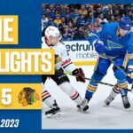 Game Highlights: Blackhawks 5, Blues 3