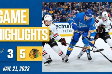 Game Highlights: Blackhawks 5, Blues 3