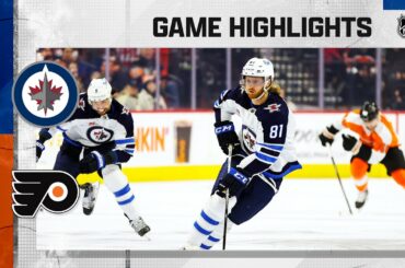 Jets @ Flyers 1/22 | NHL Highlights 2023