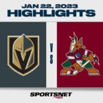 NHL Highlights | Golden Knights vs. Coyotes - January 22, 2023