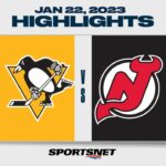 NHL Highlights | Penguins vs. Devils - January 22, 2023