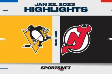 NHL Highlights | Penguins vs. Devils - January 22, 2023
