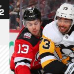 GAME RECAP: Penguins at Devils (01.22.23) | Crosby Scores One-Timer