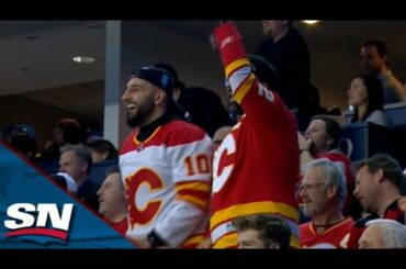 Flames Crowd Gets Fired Up After Johnny Gaudreau Misses Wide On Penalty Shot
