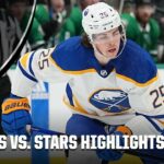 Buffalo Sabres vs. Dallas Stars | Full Game Highlights