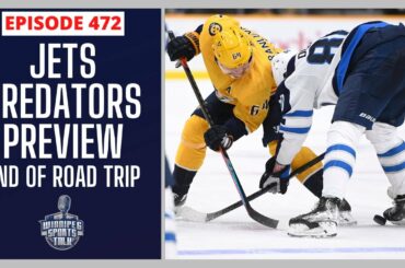 Winnipeg Jets vs. Nashville Predators countdown, final game of the road trip