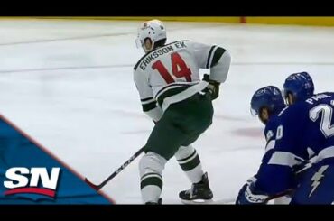 Wild's Joel Eriksson Ek Takes Advantage On Mikhail Sergachev Whiff To Score Filthy Breakaway Goal