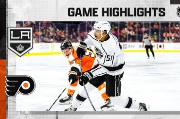 Kings @ Flyers 1/24 | NHL Highlights 2023