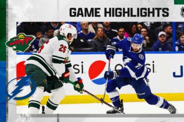 Wild @ Lightning 1/24 | NHL Highlights 2023