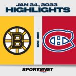 NHL Highlights | Bruins vs. Canadiens - January 24, 2023