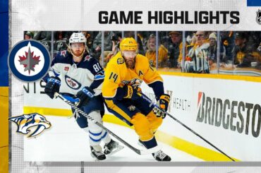 Jets @ Predators 1/24 | NHL Highlights 2023