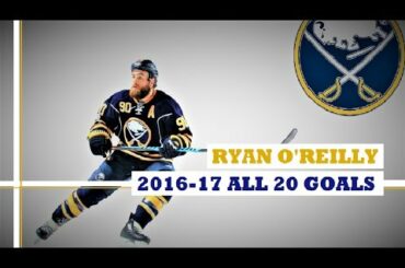 Ryan O'Reilly (#90) ● ALL 20 Goals 2016-17 Season (HD)