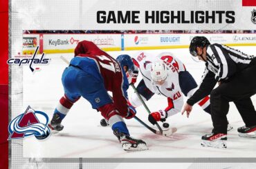 Capitals @ Avalanche 1/24 | NHL Highlights 2023
