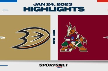 NHL Highlights | Ducks vs. Coyotes - January 24, 2023