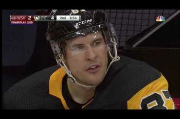 Sidney Crosby injures Nic Dowd with blind-sided slew foot