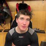 Drew O’Connor, on his goal and the fourth line’s strong play.