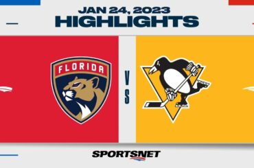 NHL Highlights | Panthers vs. Penguins - January 24, 2023