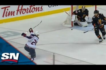 Blue Jackets' Johnny Gaudreau Connects Patrik Laine With Filthy Saucer Pass For One-Timer